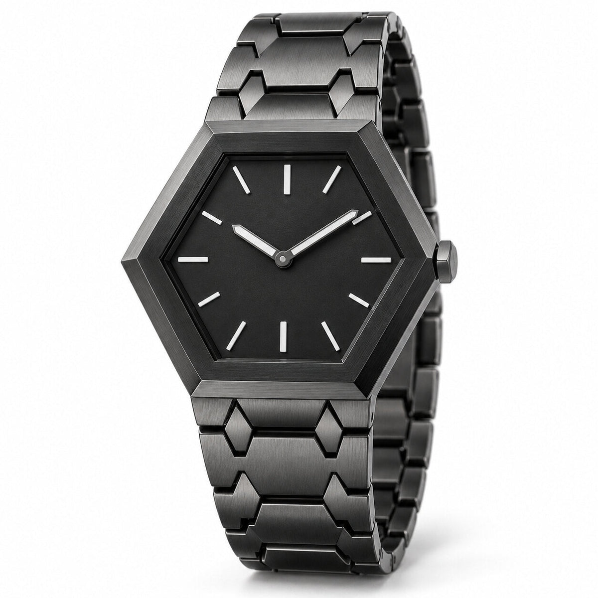Fairfax Hexagonal Link Bracelet Watch