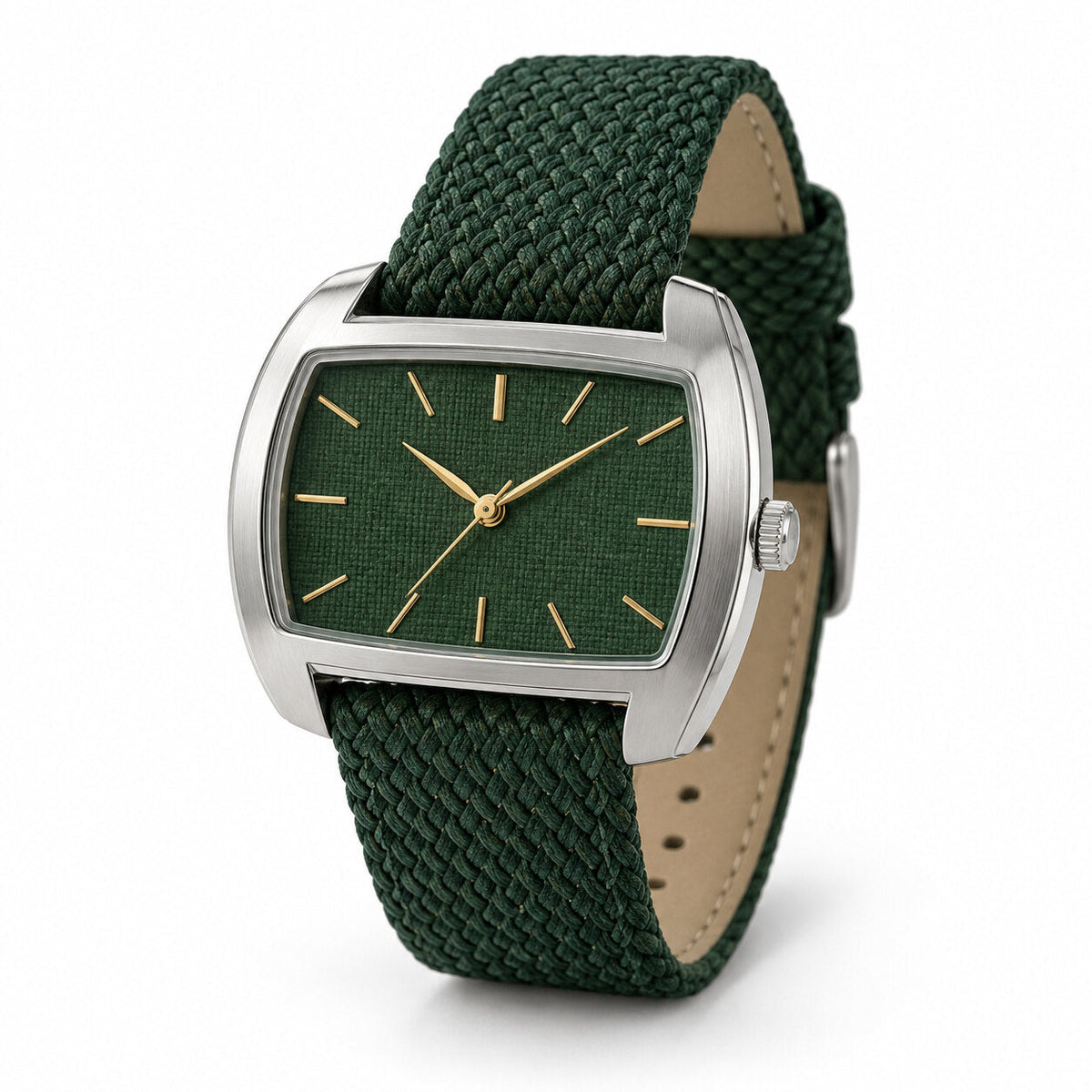 Islington Barrel Case Woven Watch